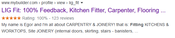 LIGFIT Carpenter on MyBuilder